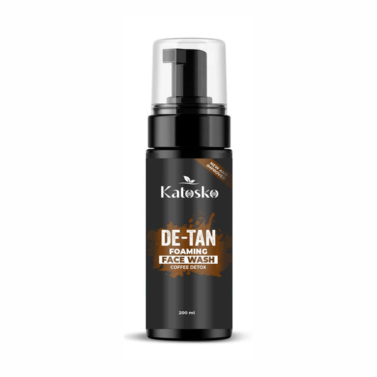 De-Tan Foaming For Deep Cleansing, Infused With Natural Actives and Coffee Beans Powder, Removes Excess Oil, Face Wash